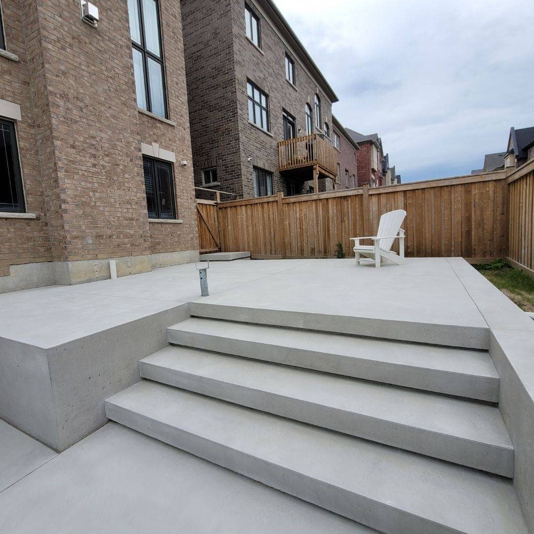 concrete patio
